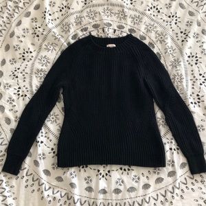 Gap black chunky knit sweater XS